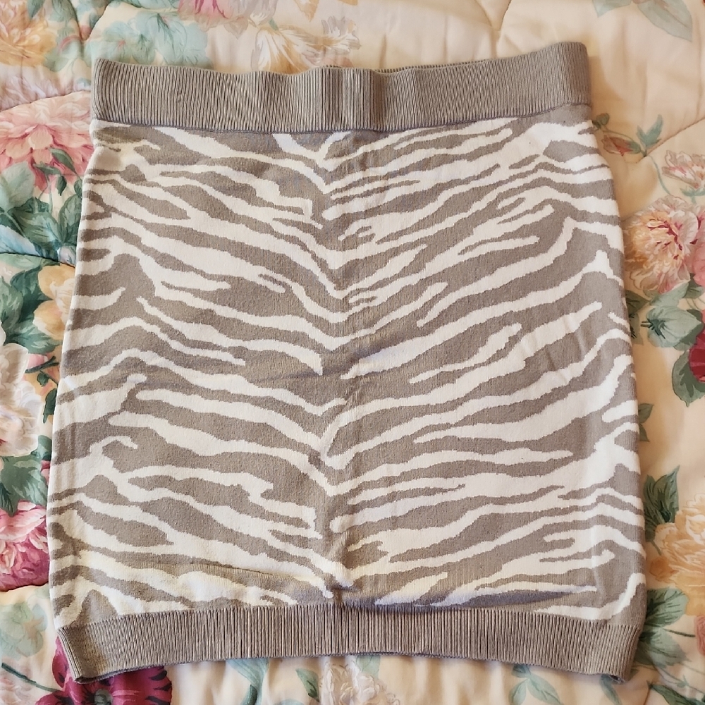 Torrid Zebra Print Skirt
